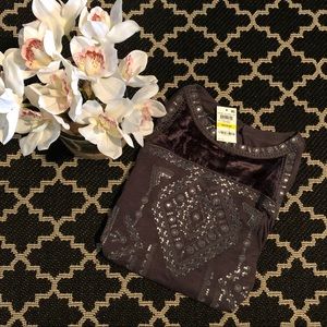 INC cold shoulder shirt